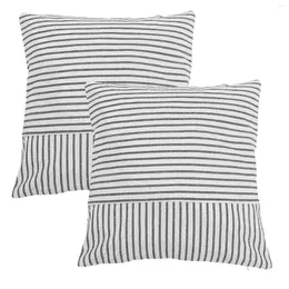 Pillow 2 Pcs Winter Christmas Pillows For Couch Decorative Pillowcase Cotton Linen Comfortable Cover