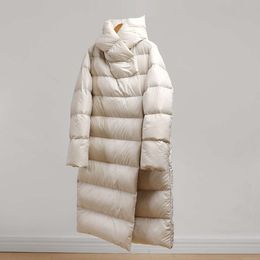 Goose Down Jacket 2023 Winter New 90% Down Content Hooded Long Bread Down Jacket Women's Batch 16Fy29089