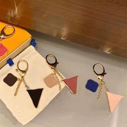 Luxury designer Key chains Top Car Keychain Bag Hanging Machine Fashion 10 Style Letter Keychain Supply Box249B