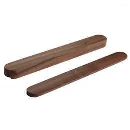 Storage Bottles Solid Wood Chopsticks Box Container Appliance Flatware Organizer Black Walnut Utensil