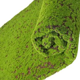 Decorative Flowers Simulated Green Wall Micro Landscape Layout Prop Fake Moss Turf Mat Mini Garden
