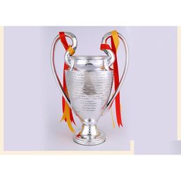 Arts And Crafts Champions Trophy Soccer League Little Fans For Collections Metal Sier Color Words With Madrid9151442 Drop Delivery H Dh1Ye