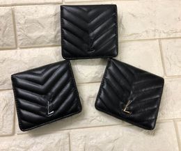Fashion designer Women's Credit Card purse wallet Holders Luxury Men's Short Leather purses European Women's Pocket Coin Mini Wallets with boxes