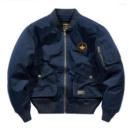 Men's Jackets KOODAO Men Clothing Multiple Pockets Functional Jacket Bomber Polyester For Spring And Autumn Green/Khaki/Blue