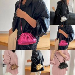 Waist Bags Ladies Crossbody Bag Clutch Clutches Large Capacity Pleated Single Shoulder Distressed Leather