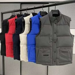 Designer Down Vest Pocket Jackets Parkas Long Sleeve Zipper Badges Men Downs Casual Coat Canadian Goose Tops Outwear Multiple B Wholesale 2 Pieces 10% Dicount