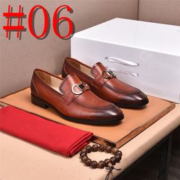 23model Slip on Men Designer Luxury Dress Shoes Men Oxfords Fashion Business Dress Men Shoes 2024 New Classic Leather Men'S Suits Shoes