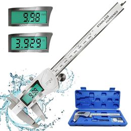 Vernier Calipers 150/200/300 mm Electronic Digital Vernier Calipers IP54 Water Resistant Measuring Tool Waterproof Stainless Steel Caliper 231207