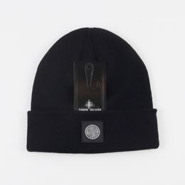 Designer Beanie stone berretti Berretti lavorati a maglia pullover cappello caldo freddo cappelli invernali cappello casquette Skull Cap Casual