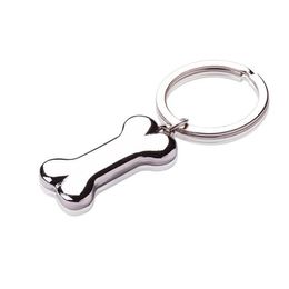 Keychains Cute Dog Bone Key Chain Fashion Alloy Charms Pet Pendent Tags Ring For Men Women Gift Car Keychain JewelryKeychains2239