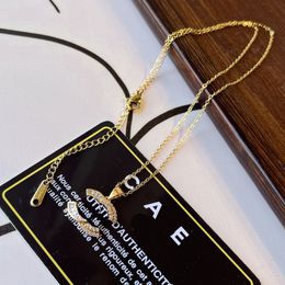 Boutique Designer Love Gift Necklaces Brand Luxury Jewellery 18K Gold Plated Charm Pendant Necklace Classic Design Original Brand Logo Necklace