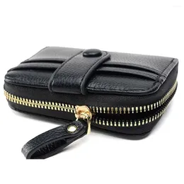 Wallets Multi Layer Coin Purse PU Leather Clutch Short Buckle Wallet Small Card Bag Organizer Folding Holder