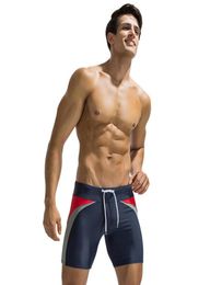 2020 Quickdrying Boxer Swim Trunks Men Swimwear Tight Elastic Swimming Briefs Maillot De Bain Homme Bathing Suit Men Shorts238r7774709