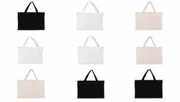 Canvas Tote Shoulder Bags Large Capacity Cotton Reusable Shopping Bags Women Beach Handbags Canvas Bag Customised VT16264309205