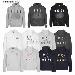 New Designer 24ss Gall Depts Ery Hoody 2023 spring Mens Women Splash Ink Painted Loose Long Sleeve Pullover mens womens Hoodie