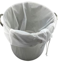 Hanging Baskets Large Reusable Straining Bag Micron Mesh Drawstring Food Strainer For Cold Brew Home Brewing 22inch X 26inch Filte1061496