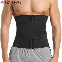 Men Waist Trainer Trimmer For Weight Loss Body Shaper Slimming Corset Fiess Sweat Belt Compression Shapewear Sports Girdle