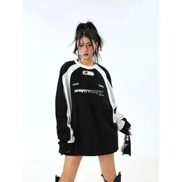 Women's Hoodies Sweatshirts Fashion Vintage Y2k Sweatshirt Hoodies Streetwear Matching Shirt Oversized Aesthetic Pullover Hippie Designer Top 231207