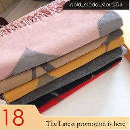 New 2023 Cashmere Scarf Winter Style Thickened Shawl Western Fashion Burst Neck Everything Casual 394