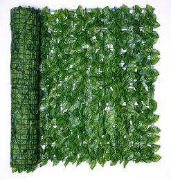 053M Artificial Leaf Privacy Fence Roll Wall Landscaping Screen DIY Outdoor Garden Backyard Balcony Decorative Flowers Wreaths5642191