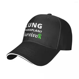 Ball Caps Lung Transplant Survivor Baseball Cap Beach Outing Streetwear Uv Protection Solar Hat Dad Men Women'S