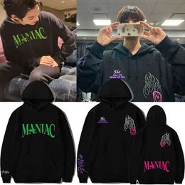 Men's Sweaters Stray Kids Hoodies Kpop SKZ World Tour North American Tour Hoodie Korean Style Maniac Stray Kids Same Sweatshirts For Men WomenL231113