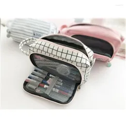 Stationery Gift School Cute Pencil Box Students Large Capacity Pencilcase Bag Flexible Big Case Pouch Supplies