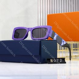 Mens Designer Sunglasses Retro Rectangle Sun Glasses Outdoor Beach Eyeglasses For Men Trendy Driving Sunglasses Christmas Valentine Gift With Orange Box