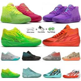 Hochwertiger Ball Lamelo 1 20 MB01 Basketballschuhe Sneaker Black Blast Buzz lo ufo nicht von hier aus Queen City Rick und Morty Rock Ridge Rot