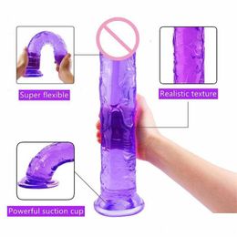 Other Massage Items Masr Xxl Realistic Dildo With Suction Cup Flexible Huge Fake Penis For Women Body-Safe Big Anal Butt Plug Toy Sh Dh6Yh