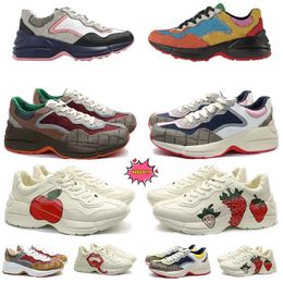 Sneakers designer shoes shoes sports shoes fashion casual shoes genuine leather beige thick sole sports shoes retro printed cartoon pattern mens shoes women shoes