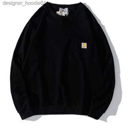 Men's Hoodies Sweatshirts Designer Cool Kahart Carhart Classic Pocket Woven Label Thin Jacket Loose Designvvvw