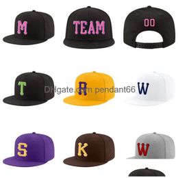 Ball Caps Design America Football Baseball Basketball Snapbacks Hi Hop Fashion Snapback Hats Flat Adjustable Sports Mix Order 10000 Dhyrx