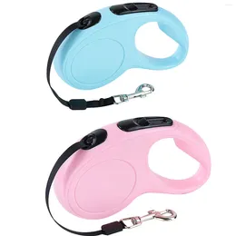 Dog Collars Automatic Retractable Leash 16 Feet Pull Resistant Extending Pet Traction Rope With Prevent Slipping Handle