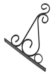 Iron Garden Wall Light Hanging Flower Plant Pot Bracket Hook Shelf Stand Holder3193225