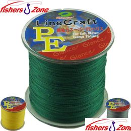 Braid Line 300M Super Strong Japanese Mtifilament Pe Braided Fishing 6 8 10 20 30 40 50 60 80 100Lb Green Drop Delivery Sports Outdoor Ot76N
