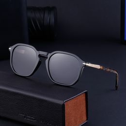 2024 New Retro Box Men Sunglasses Fashion Designer Outdoor Driving Goggles UV400 Resistant Sun Glasses For Men Wholesale