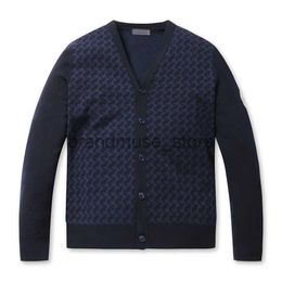 Men's Sweaters "Men's Premium Knitted Cardigan! Autumn Trend High-end Fabrics Best-selling Luxury Golf V-neck Jacket Korean Version!" J231208