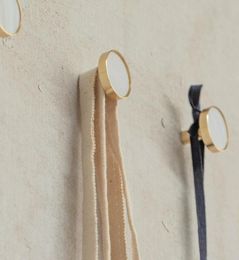 Gold Brass Decorative Wall Hooks Towel Coat Hat Hook Hangers Wall Mounted For Hanging Things Modern6064908