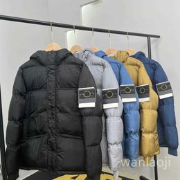 Nuova giacca da uomo con cappuccio con cappuccio inverno abbigliamento con cappuccio in pile riveciate giacche rivestite di marca francese abiti da uomo di marca francese di lusso