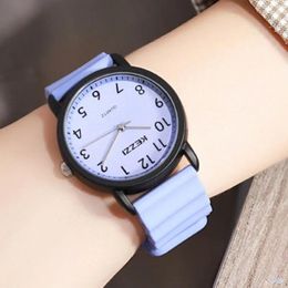 Wristwatches Watch Women Fashion Simple Student Digital Clock Silicone Band 3 Bar Waterproof Sports Men Quartz Relojes Para Mujer