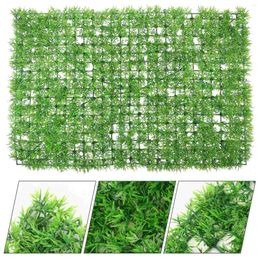 Decorative Flowers Artificial Hedge Wall Panel Plants Mat Greenery Background Decor