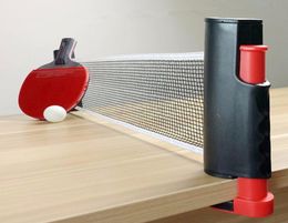 Portable Retractable Table Tennis Table Net Rack Replace Kit for Ping Pong Playing ABS plastic Strong Mesh Net7182715