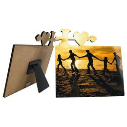 Frames And Mouldings Valentines Day Gift Sublimation Blank P O Frame Album Heat Transfer Wedding Wooden Diy Decorative Ornaments Dro Dhvsk