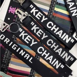 Selling 11 Style Colours Keychain Wild Canvas Phone Keychain Multi Wrist Camera Jeans Pendant Car Keychains Supply Whole231R