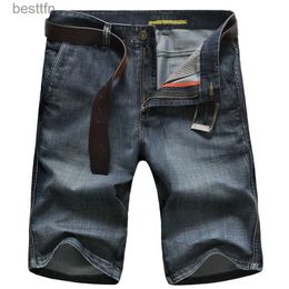 Men's Jeans 2023 New Personalized Denim Shorts for Young Men Summer Mid Rise Mid Pants Outdoor LeisureL231208