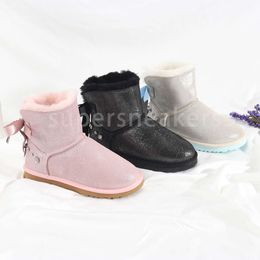Bambini 2023 Australia Snow Boot Designer Scarpe per bambini Inverno Classico Ultra Mini Neonati maschi Ragazze Caviglia Kid Stivali di pelliccia Taglia 21-35