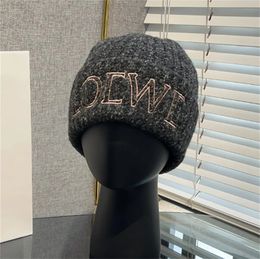 Luxury beanies designer Winter Bean men and women Fashion design knit hats fall Woollen cap letter jacquard unisex warm skull hat new 01