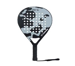 2021 Professional Carbon Fiber Padel Tennis Racket Soft Face Paddle Racquet with Bag Cover 2202105792973