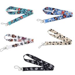 10pcs lot J1576 Cartoon Magical School of Witchcraft and Wizardry Movie Keychain Mobile Phone Badge Holder Key Strap Lanyard 21040237Q